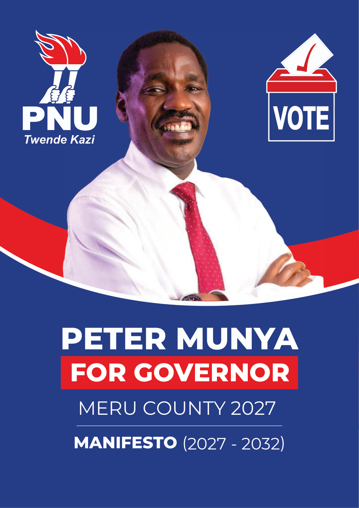 Cover of the Peter Munya 2027–2032 manifesto